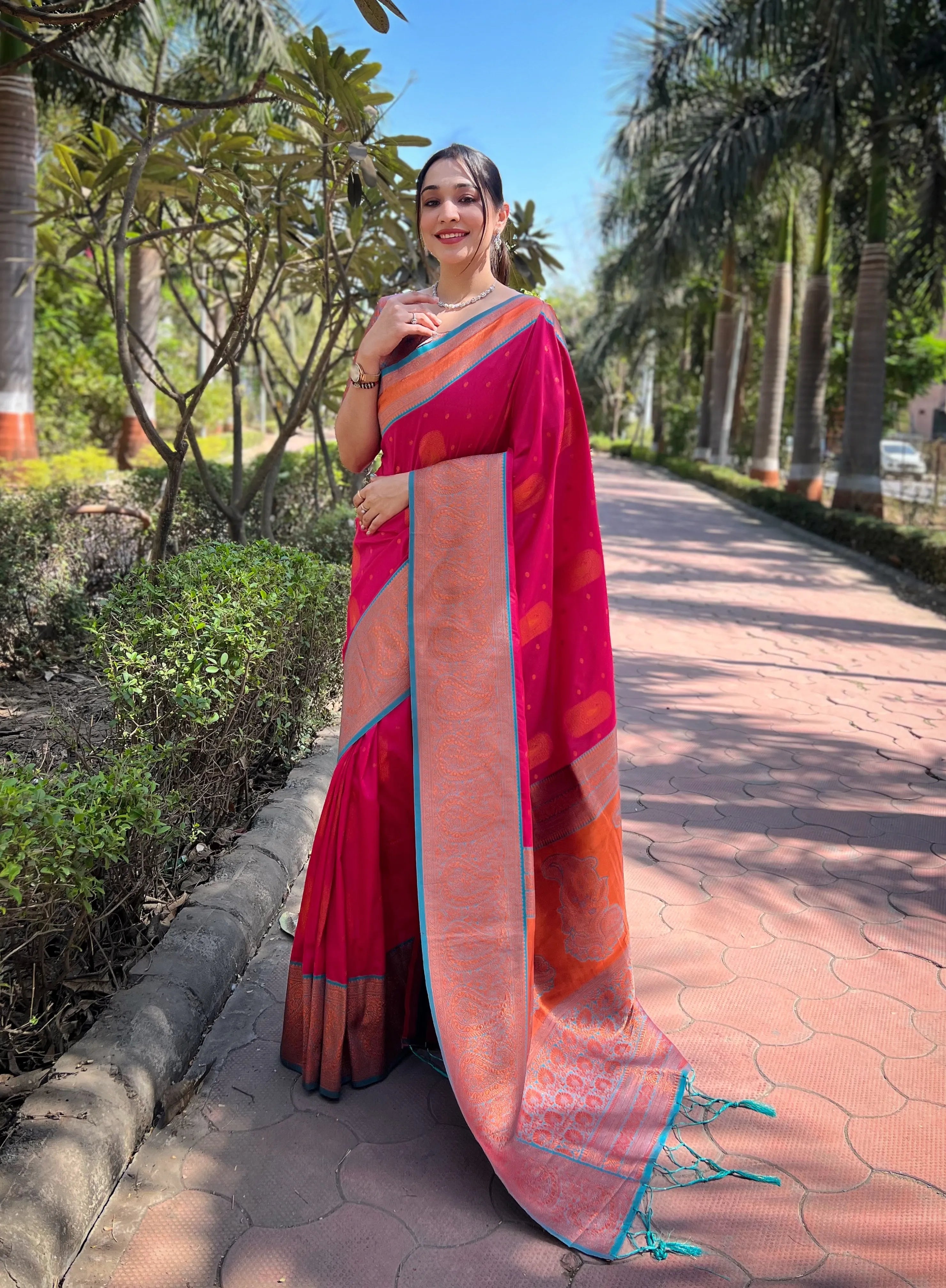 Soft Silk Zari Woven Banarasi Saree