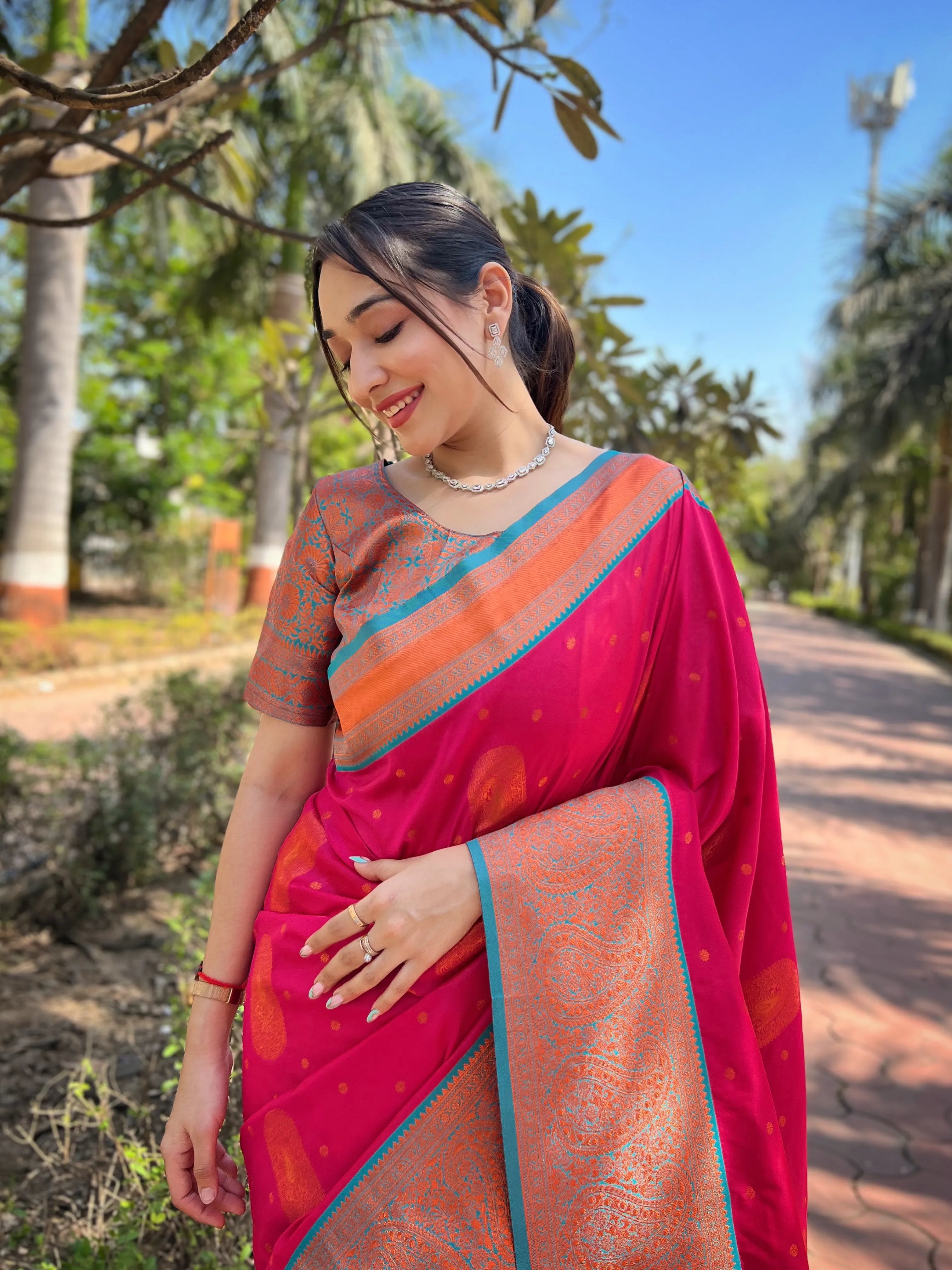 Soft Silk Zari Woven Banarasi Saree