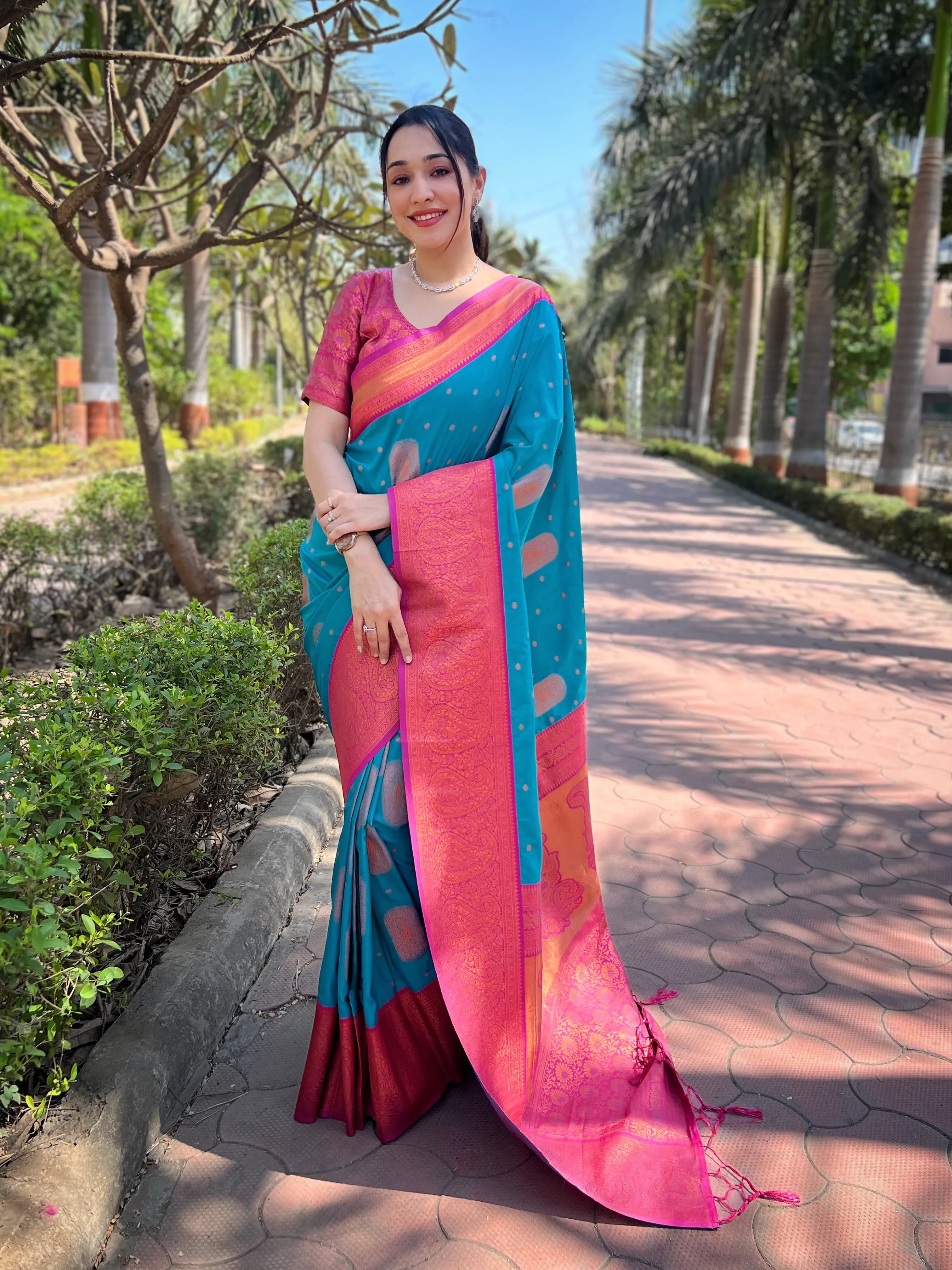 Soft Silk Zari Woven Banarasi Saree