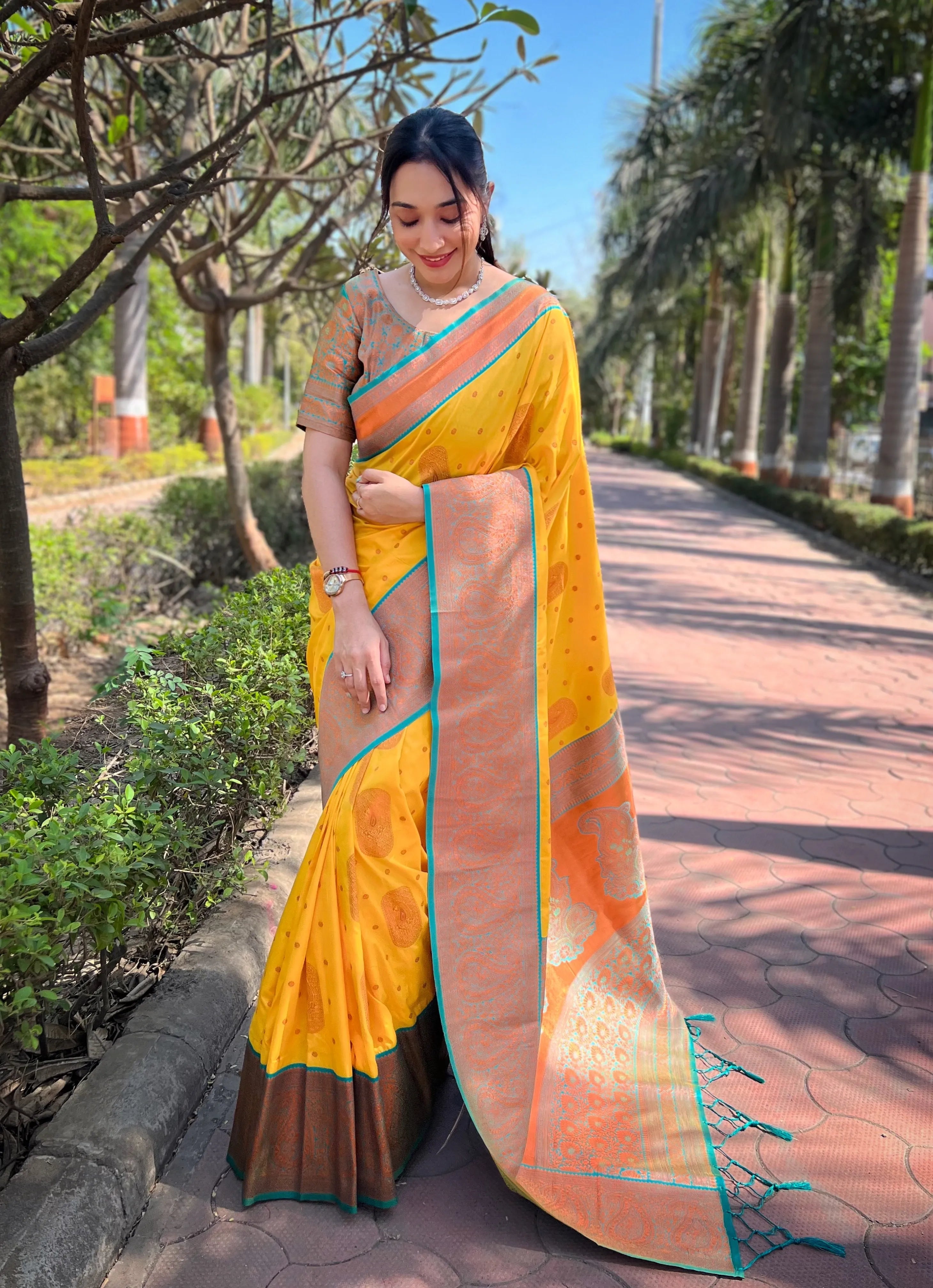 Soft Silk Zari Woven Banarasi Saree