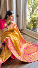 Tissue Silk Rich Maharani Border Saree