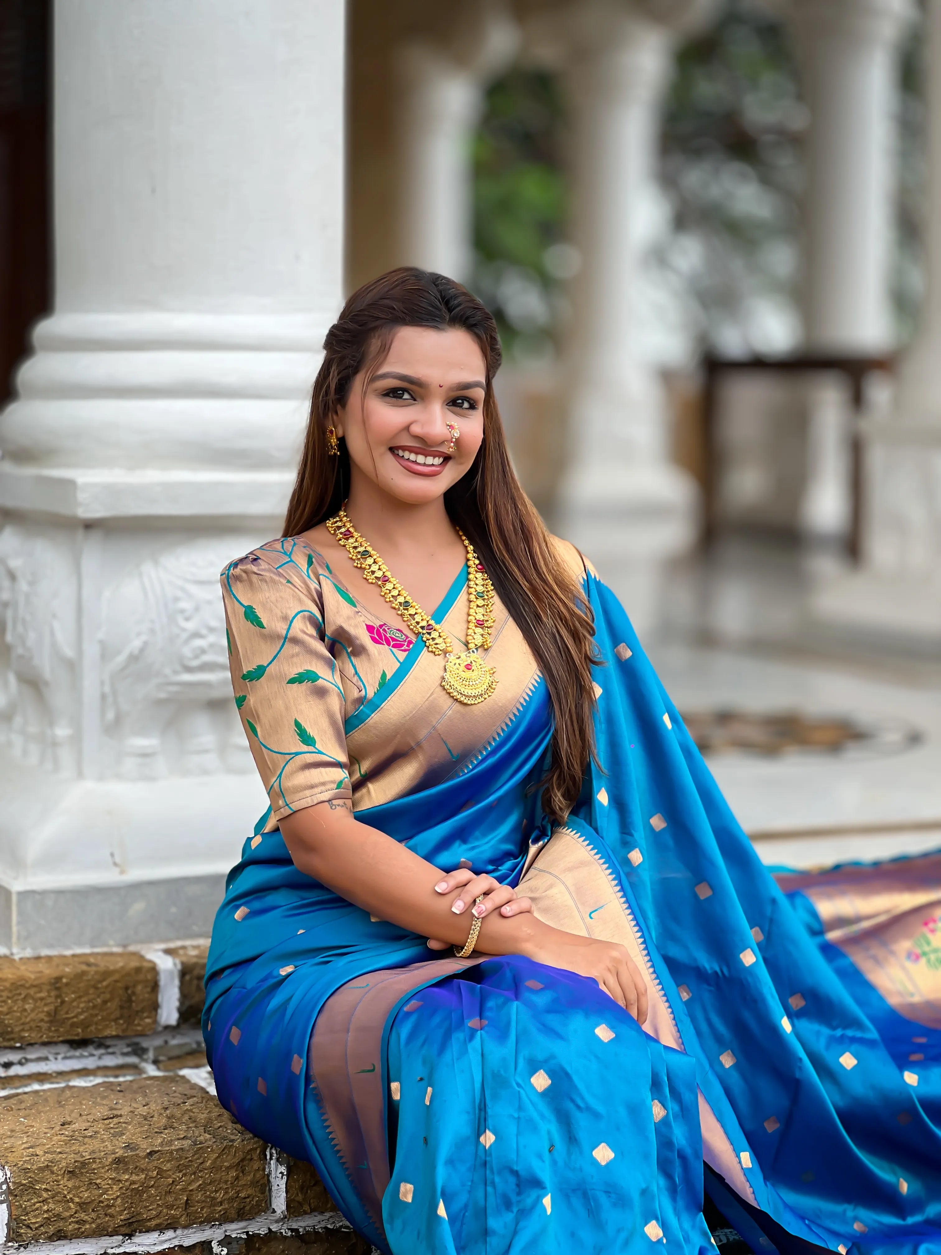 Soft Silk Designer Paithani Saree