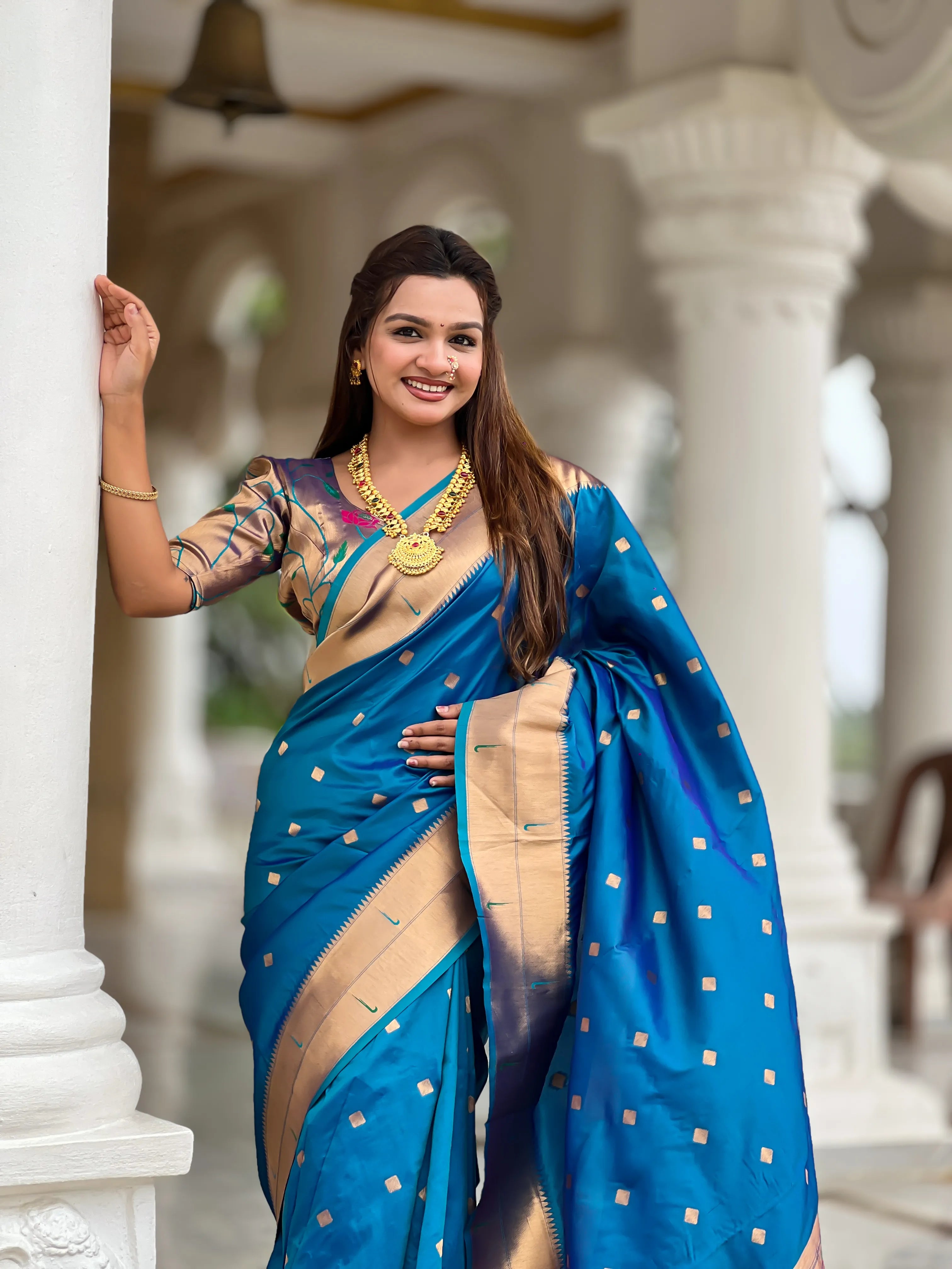 Soft Silk Designer Paithani Saree
