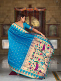 Soft Silk Designer Temple Paithani Saree