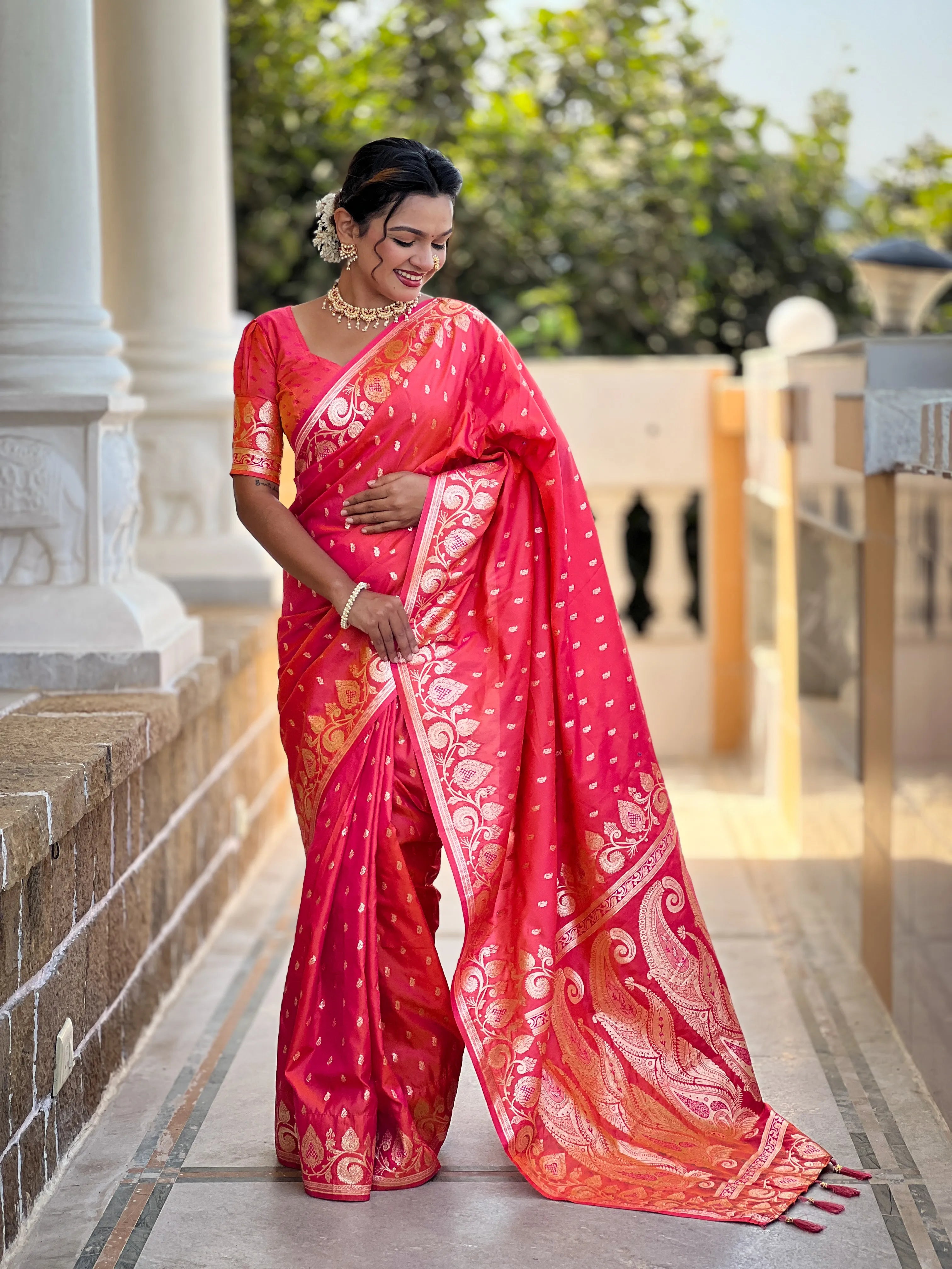 Soft Silk Banarasi Rich Pallu Saree