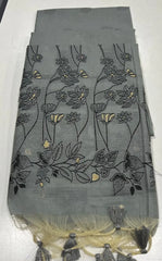 Soft Chanderi Cotton Resham Weaving & Jamdani Pallu Saree