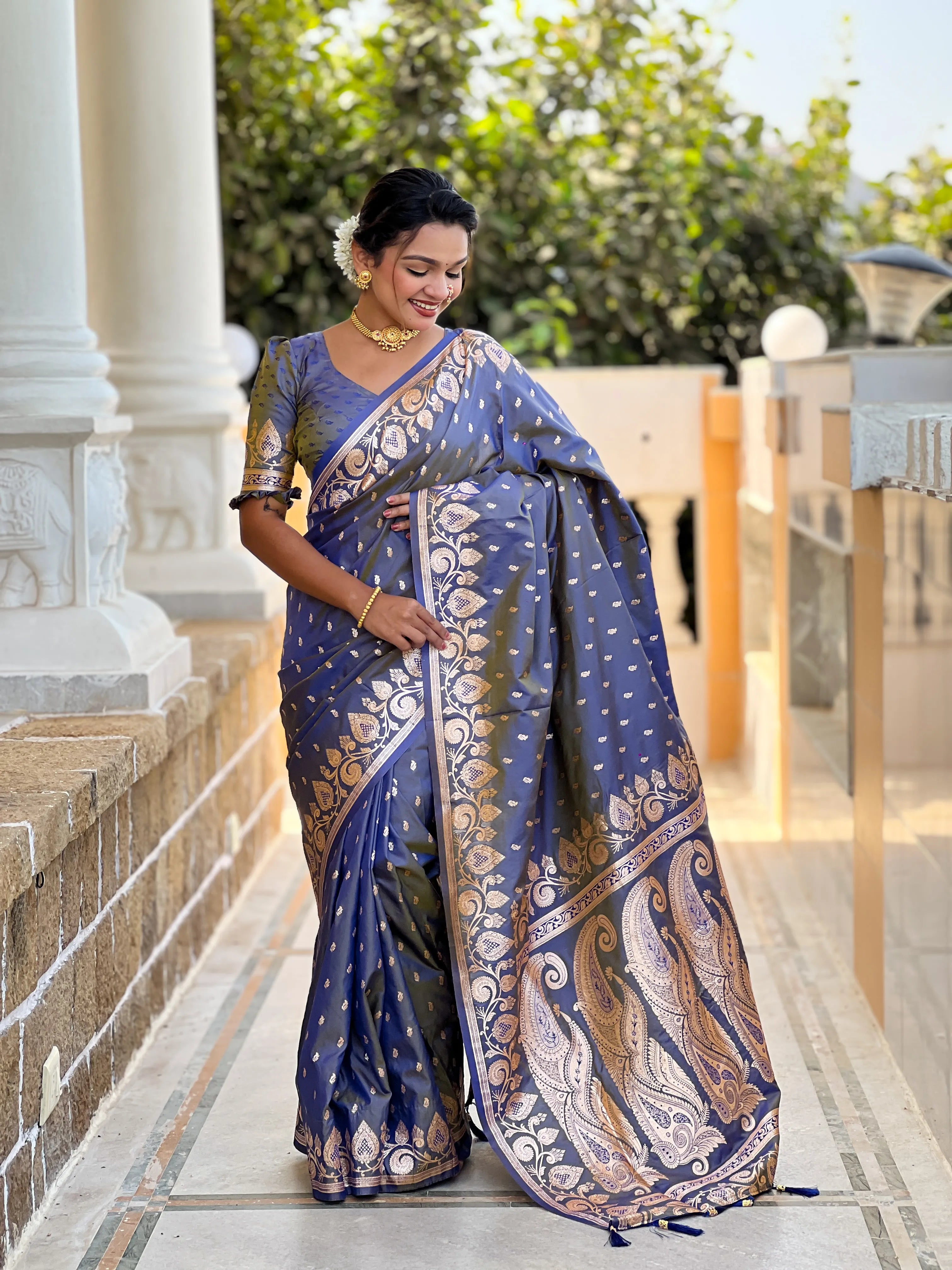 Soft Silk Banarasi Rich Pallu Saree