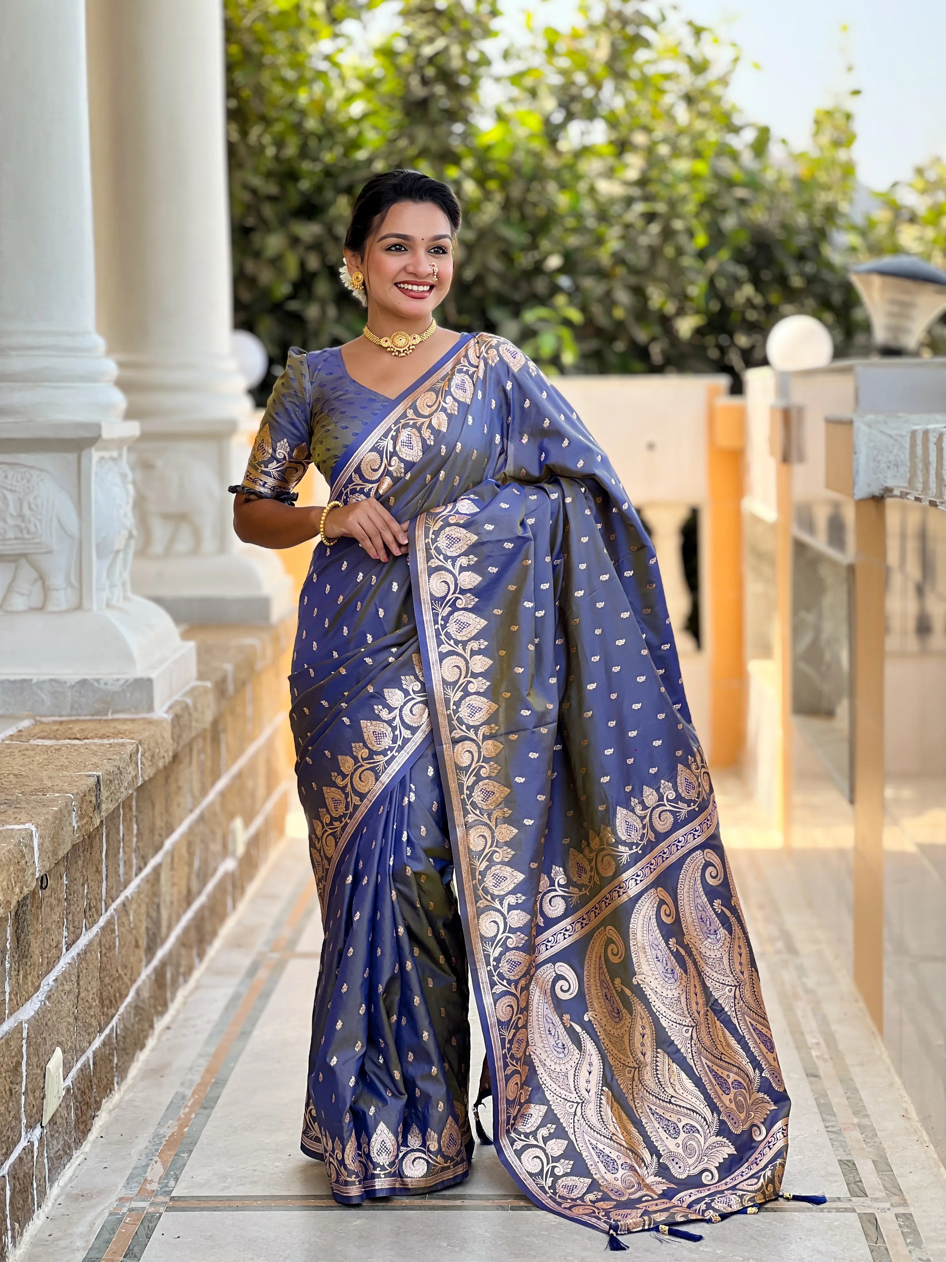 Soft Silk Banarasi Rich Pallu Saree