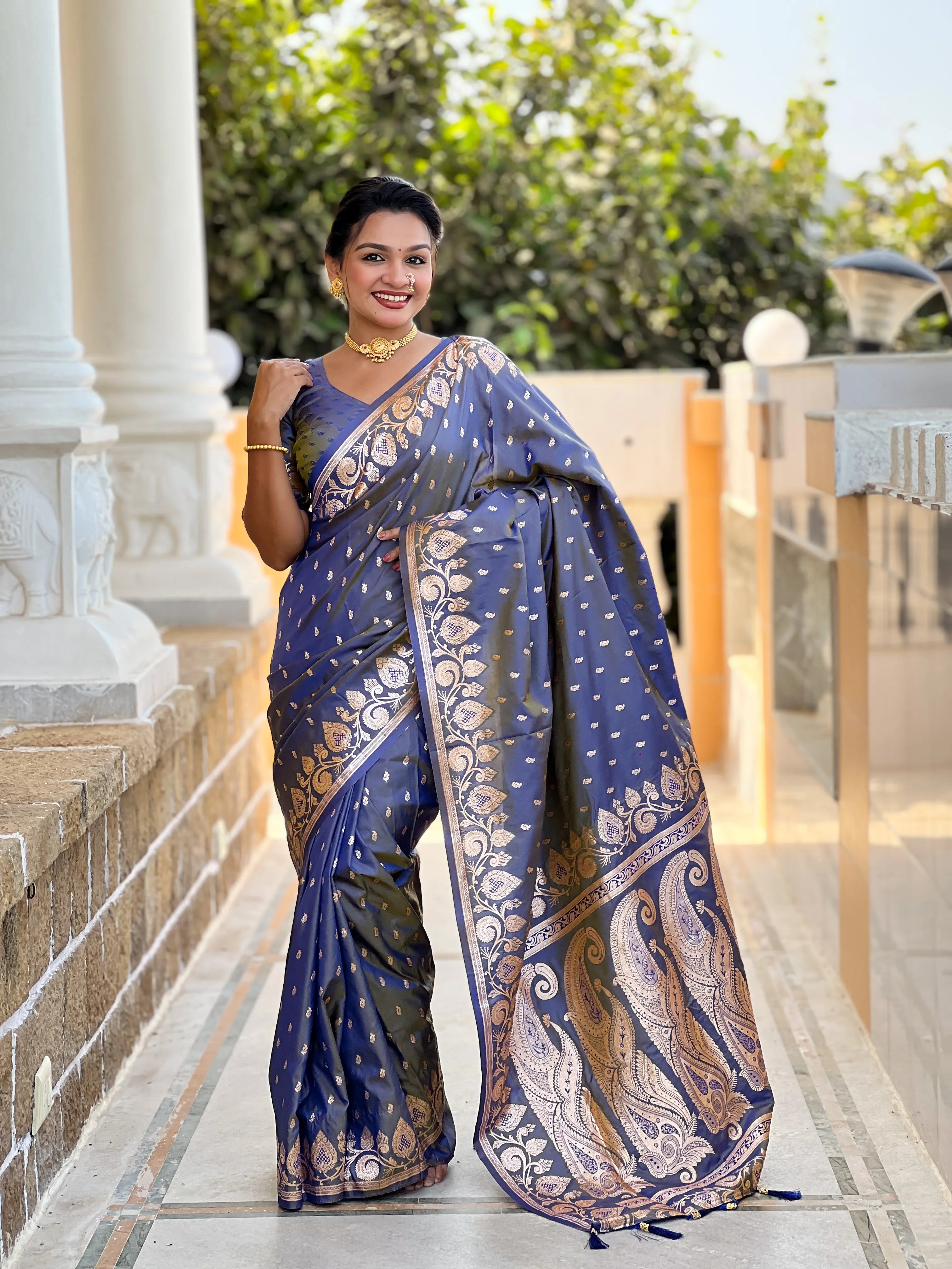 Soft Silk Banarasi Rich Pallu Saree