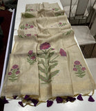 Premium soft Muga Cotton Saree