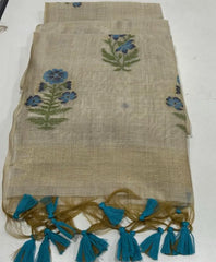 Premium soft Muga Cotton Saree