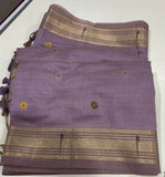Premium Soft Paithani Type Muga Cotton Saree