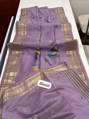 Premium Soft Paithani Type Muga Cotton Saree