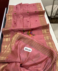 Premium Soft Paithani Type Muga Cotton Saree