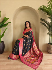 Banarasi Intricate Color Thread Saree