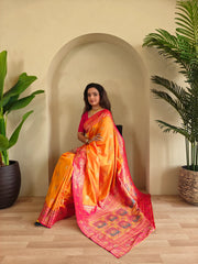 Banarasi Intricate Color Thread Saree