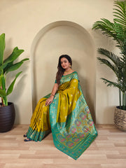 Banarasi Intricate Color Thread Saree