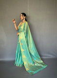 Tissue Silk Jacquard Weaving Saree