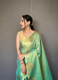 Tissue Silk Jacquard Weaving Saree