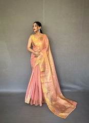 Designer Tissue Silk Jacquard Saree