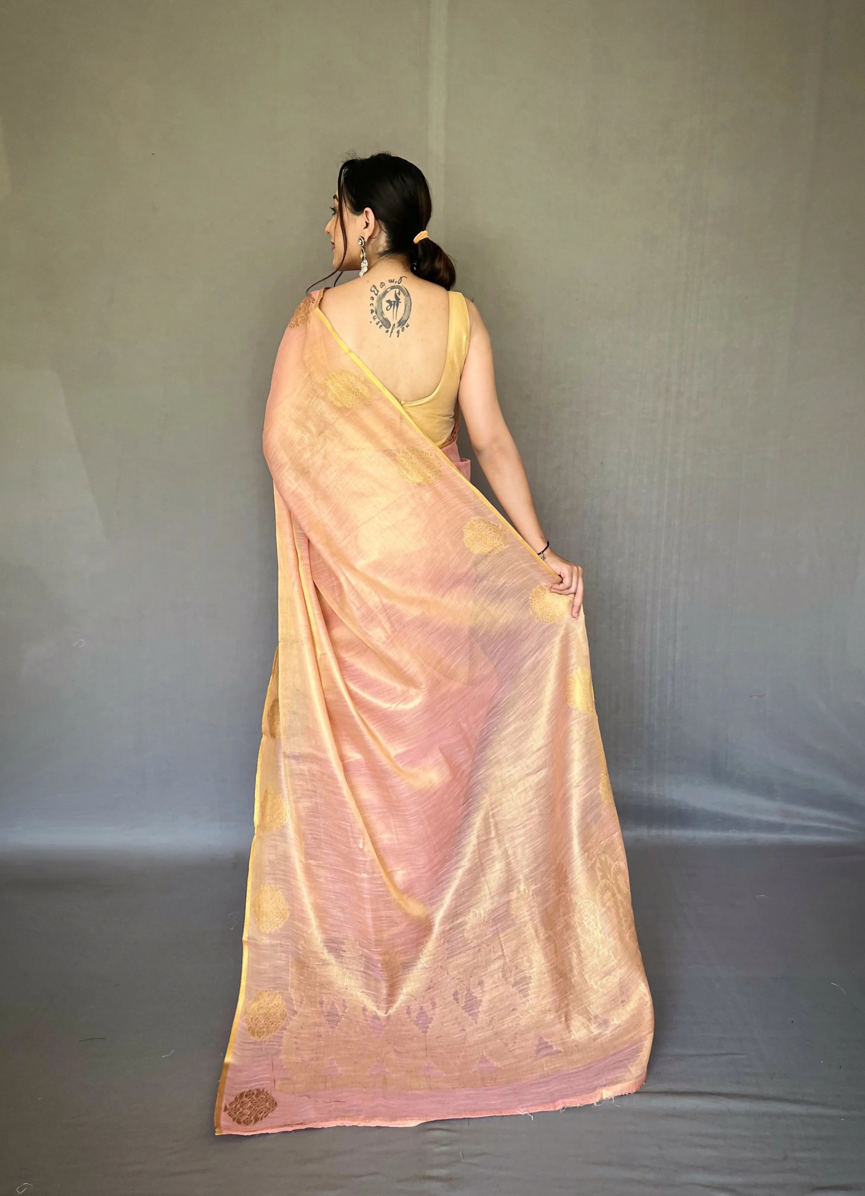 Tissue Silk Jacquard Weaving Saree