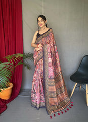 Cotton Kashmiri Digital Printed Saree