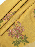 Soft Muga Cotton Floral Design Saree