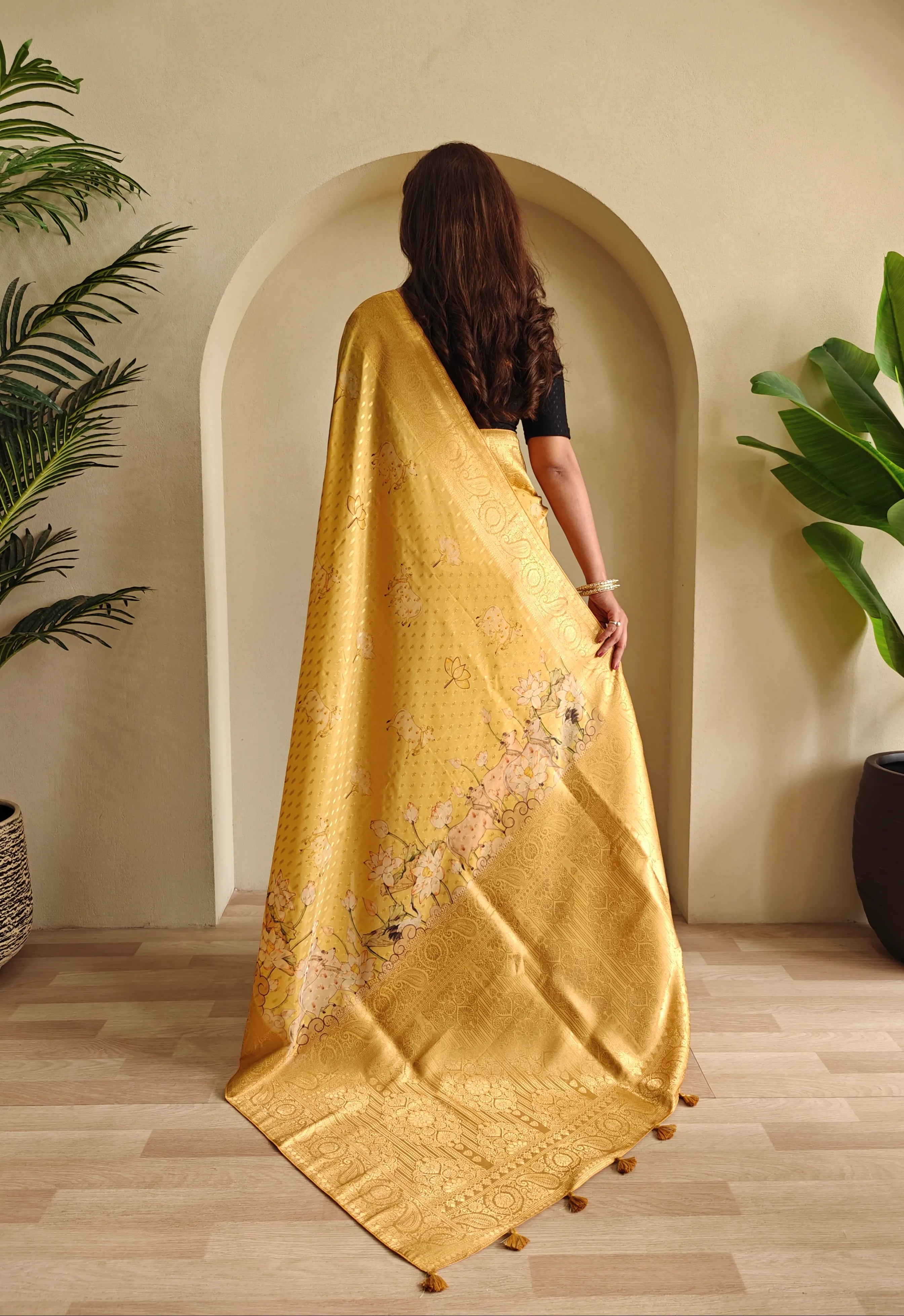 Viscose Georgette Digital Printed Saree