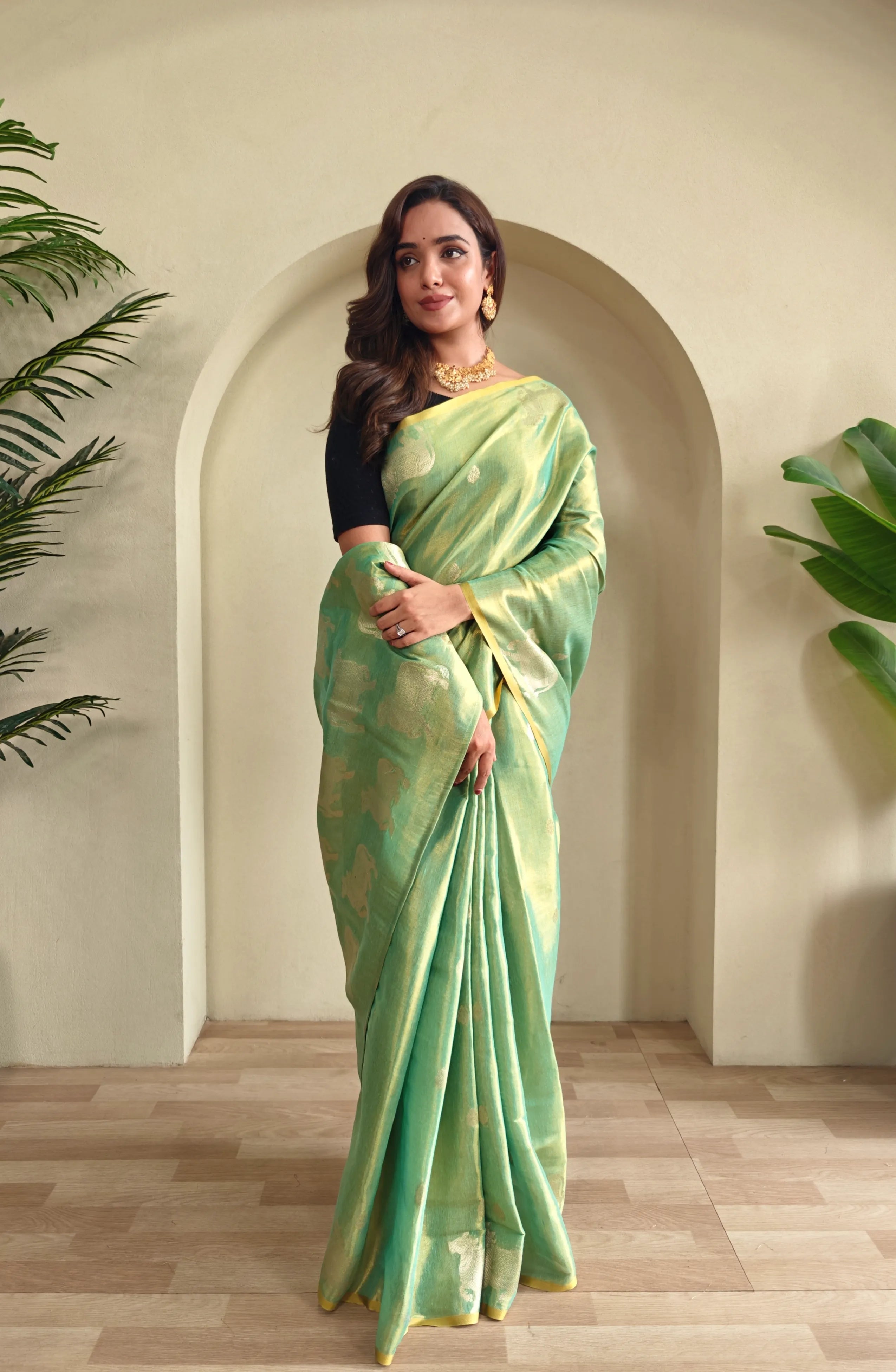 Pichwai Pattern Designer Saree