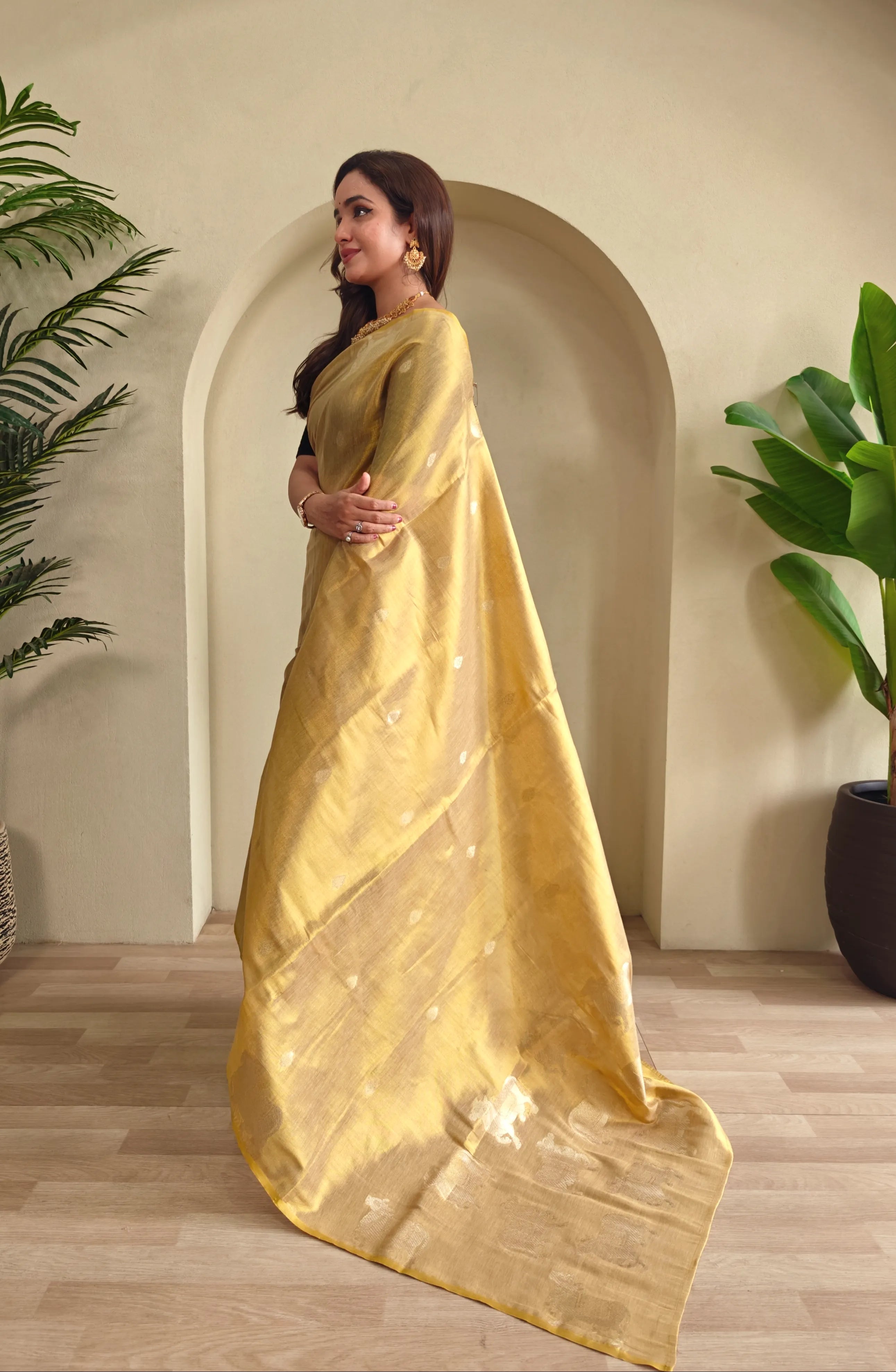 Pichwai Pattern Designer Saree