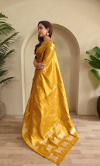 Heritage Art Edit – Pichwai Pattern Tissue Silk Saree