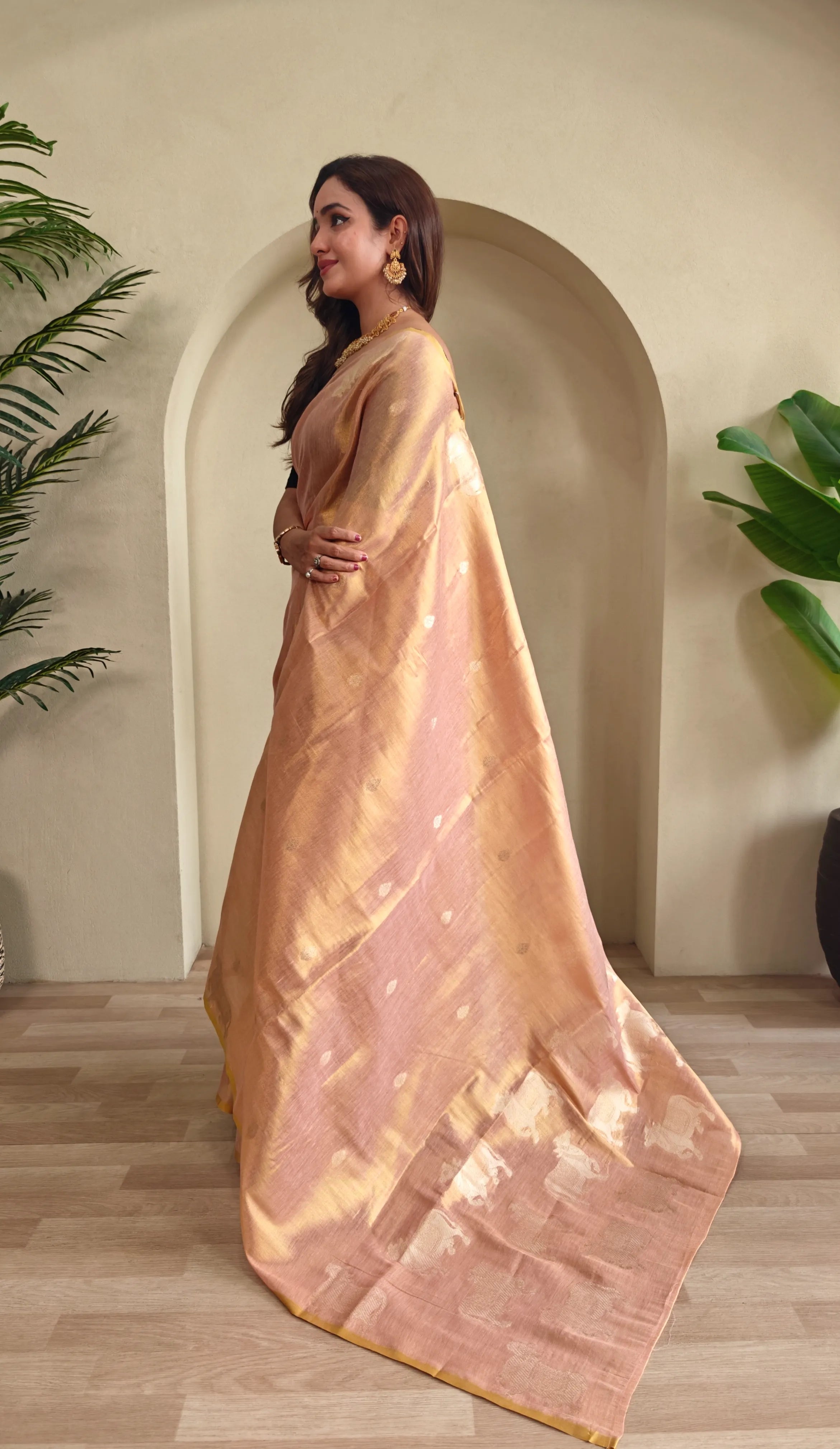 Pichwai Pattern Designer Saree