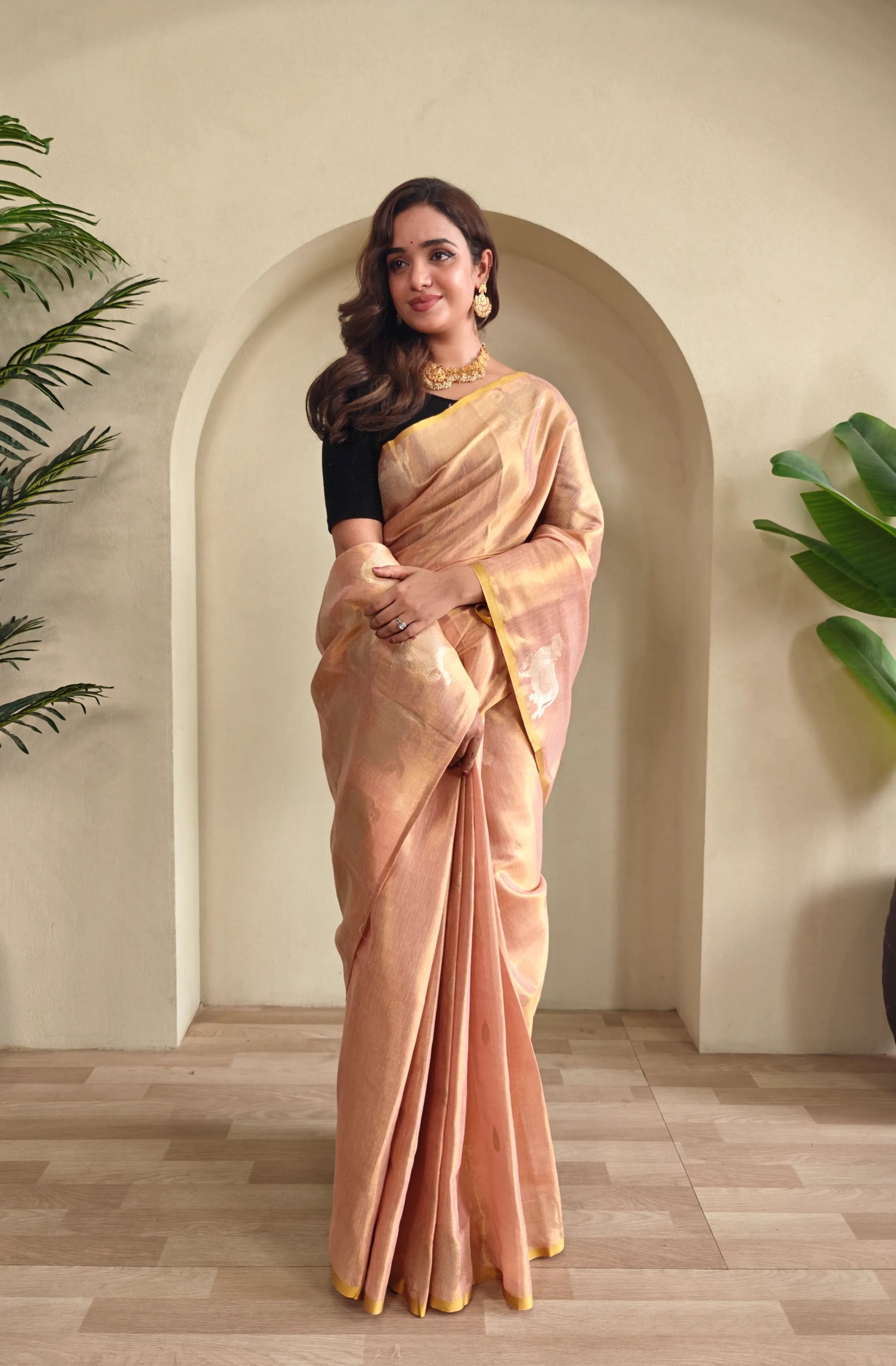 Pichwai Pattern Designer Saree