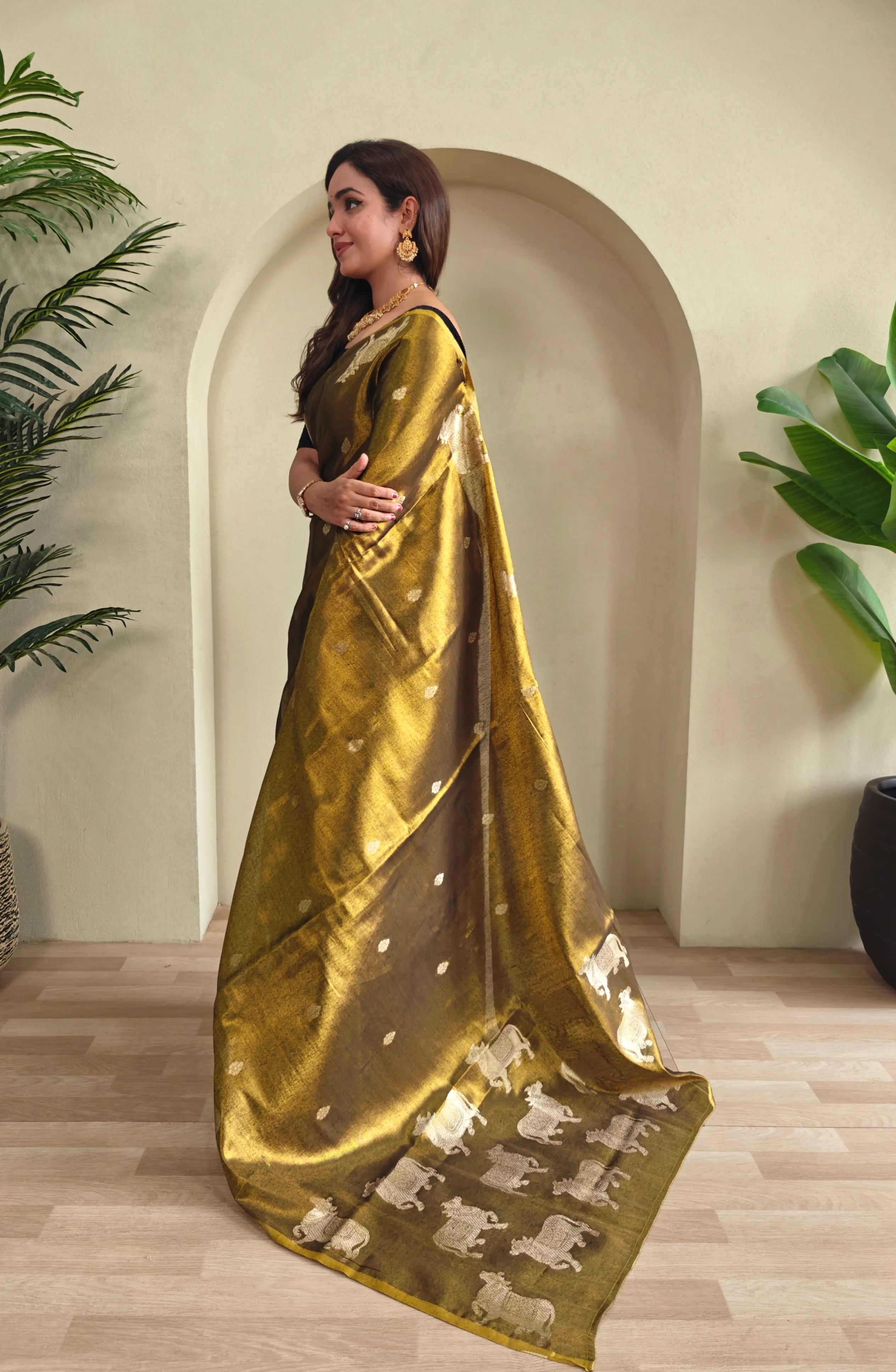 Pichwai Pattern Designer Saree