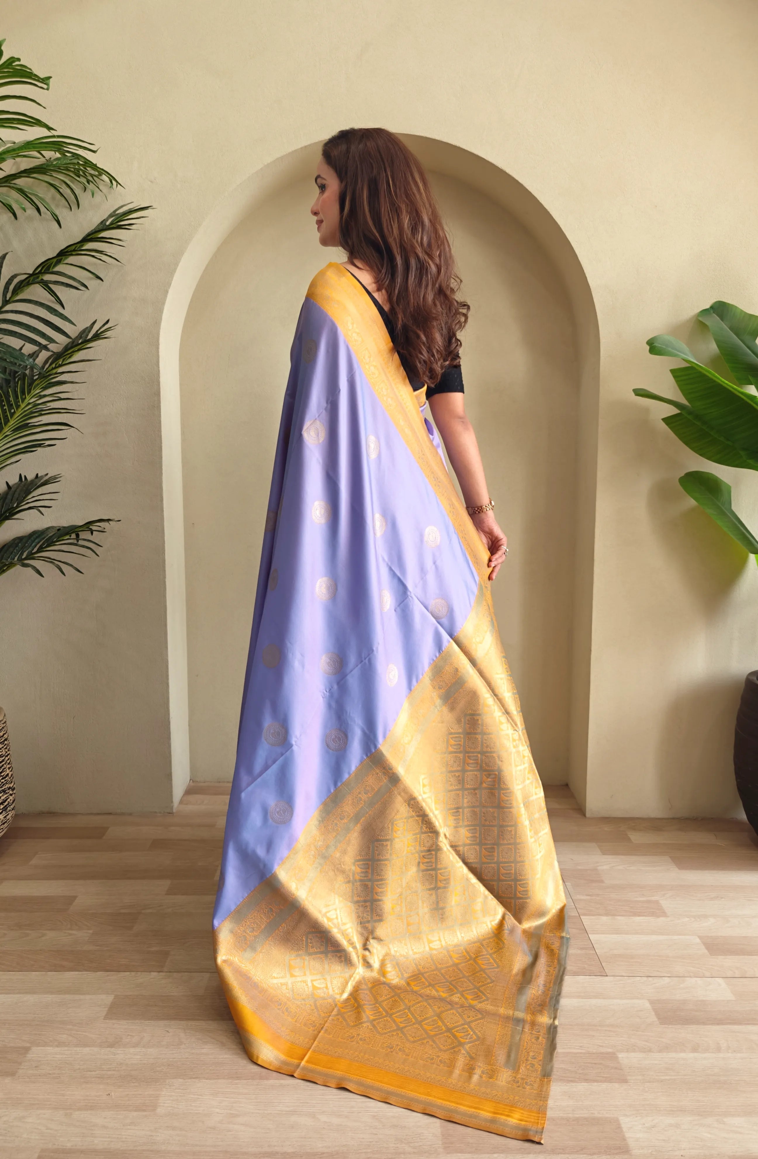 Soft Silk Banarasi Designer Paithani Saree
