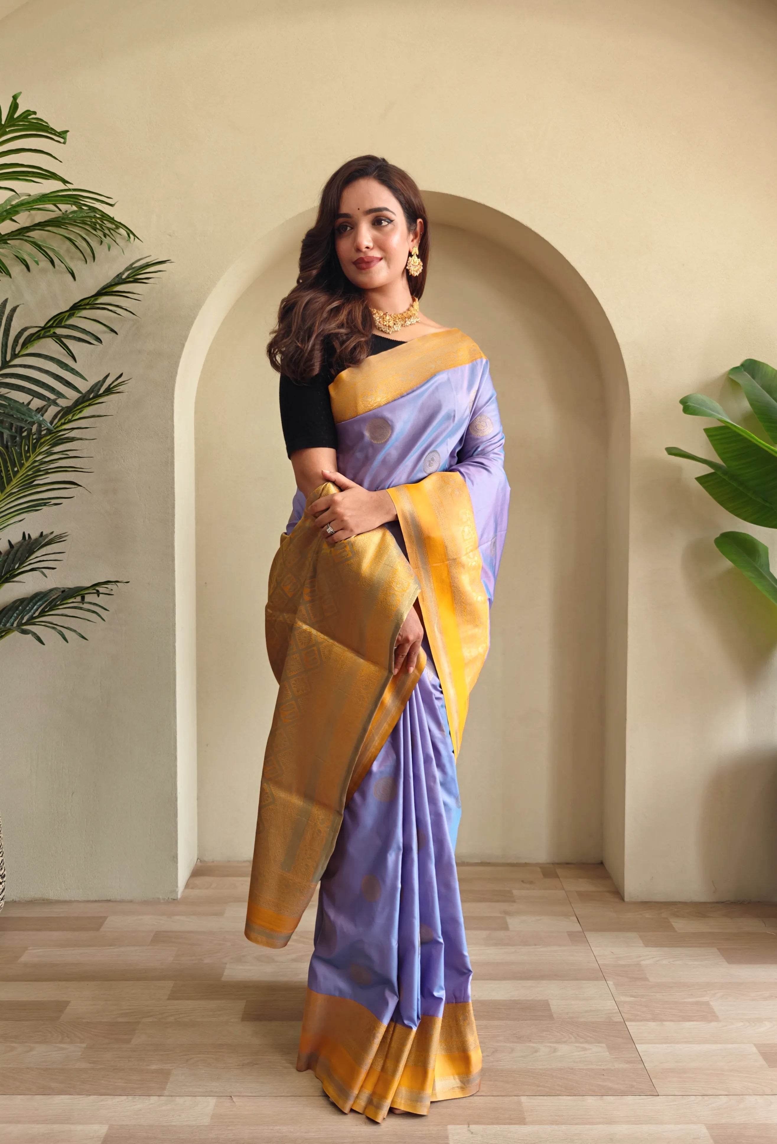 Soft Silk Banarasi Designer Paithani Saree