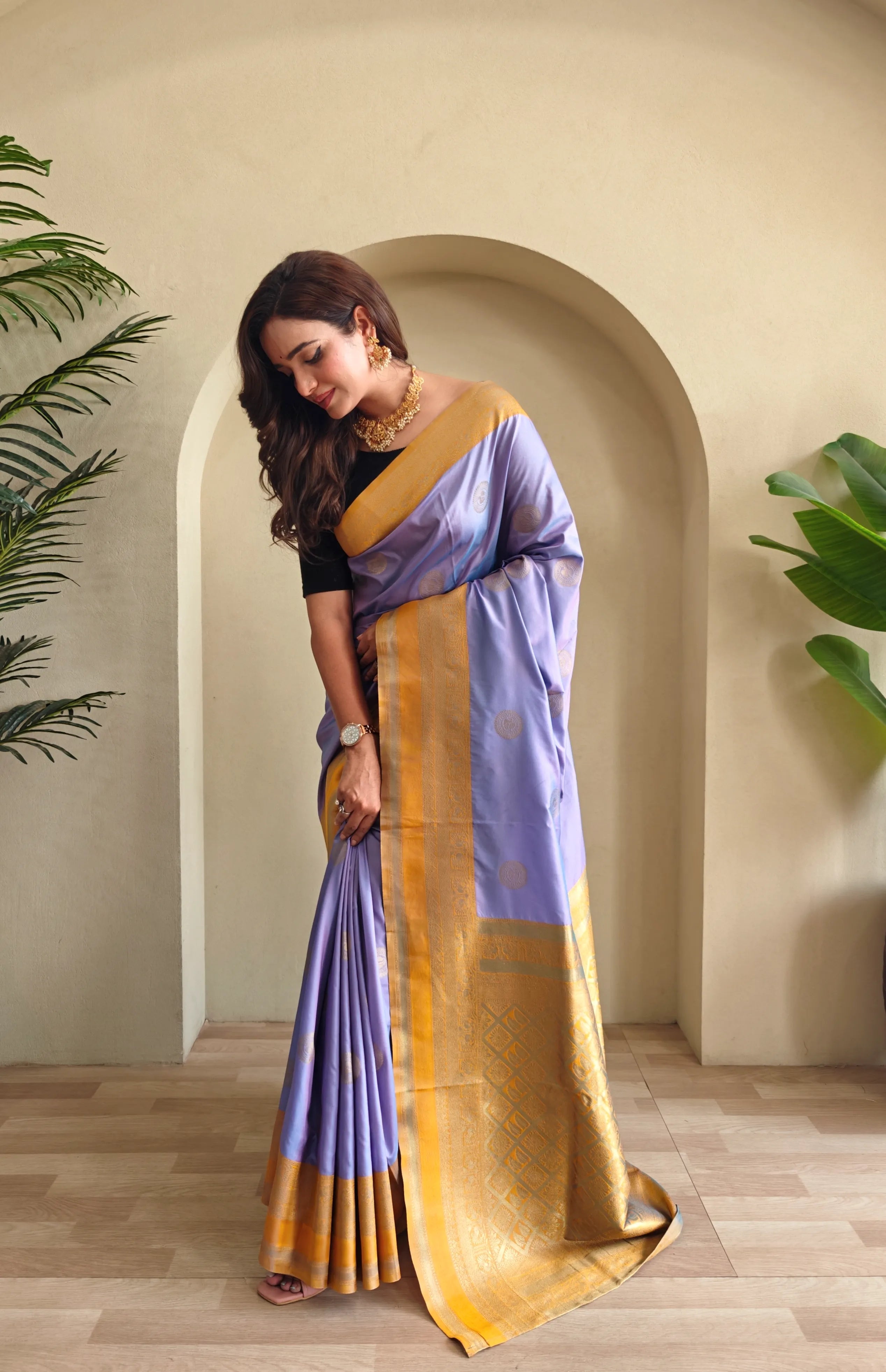 Soft Silk Banarasi Designer Paithani Saree
