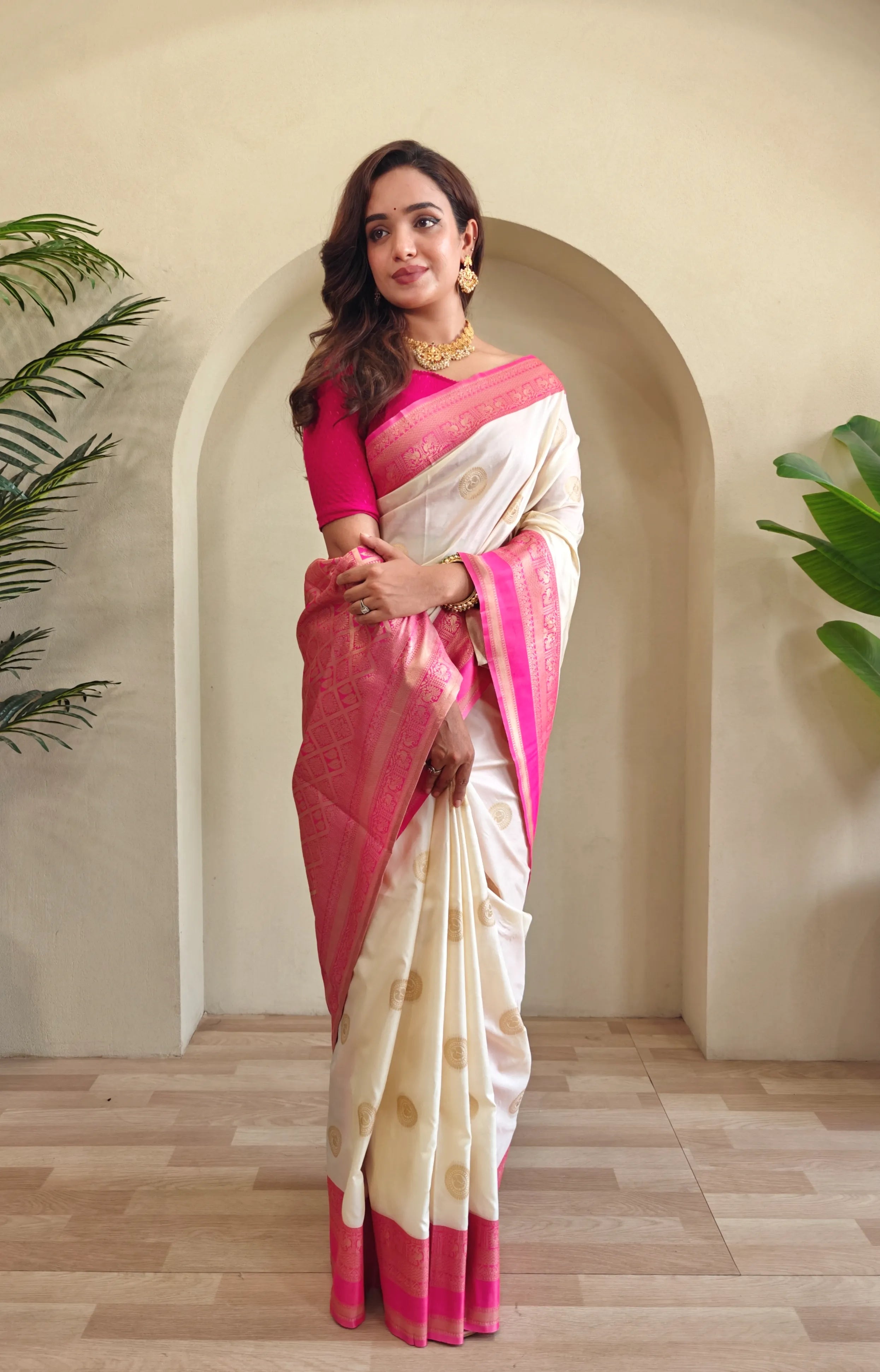 Soft Silk Banarasi Designer Paithani Saree
