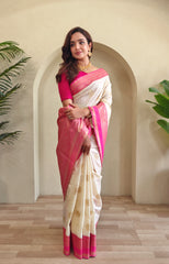 Soft Silk Banarasi Designer Paithani Saree