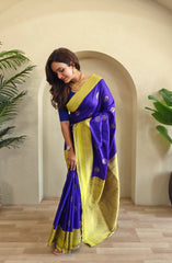 Soft Silk Banarasi Designer Paithani Saree