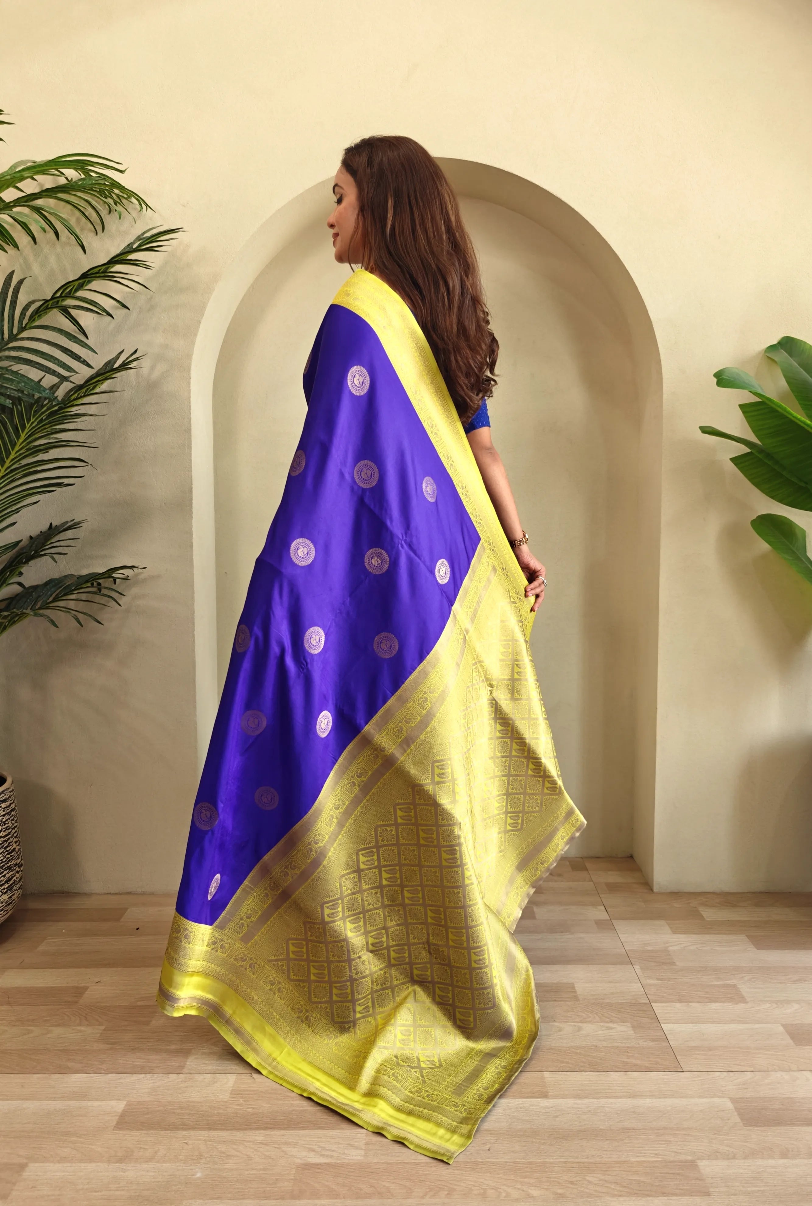 Soft Silk Banarasi Designer Paithani Saree