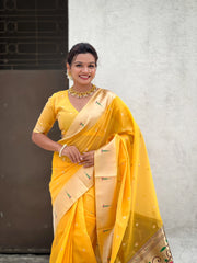 Soft Organza Paithani Saree – Festive Edition