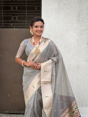 Soft Organza Paithani Saree – Festive Edition