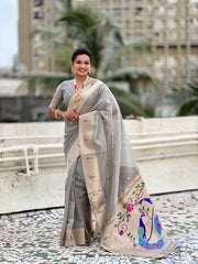 Soft Organza Paithani Saree – Festive Edition