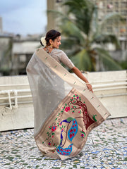 Soft Organza Paithani Saree – Festive Edition