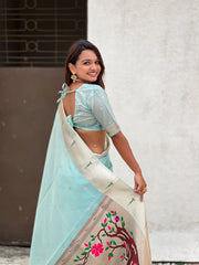 Soft Organza Paithani Saree – Festive Edition