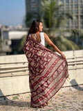 Beautiful Tussar Silk Zari Woven Saree