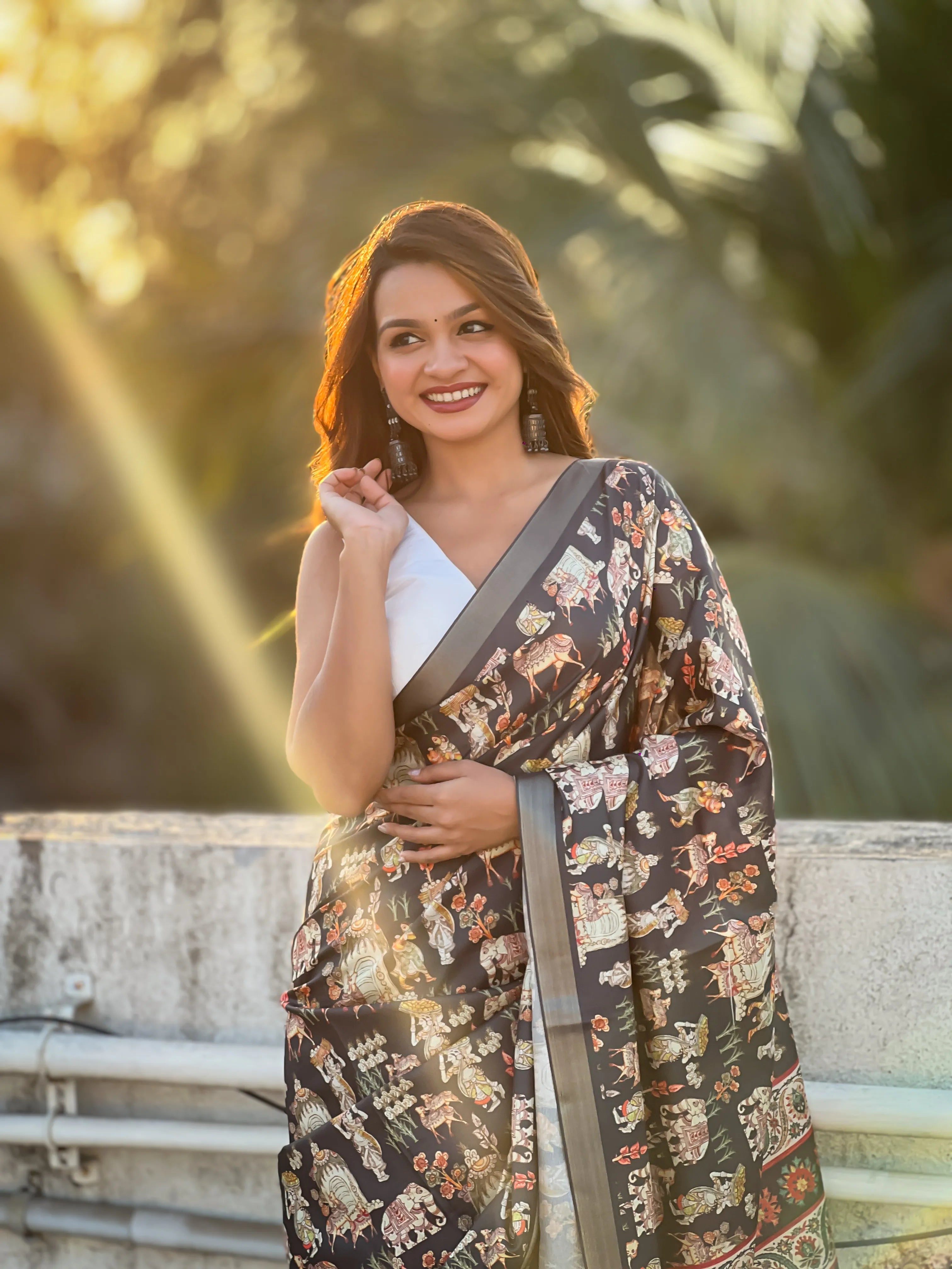 Beautiful Tussar Silk Zari Woven Saree