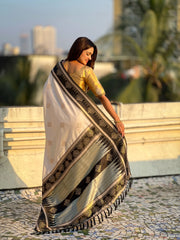 Soft Silk Rangoli Zari Saree – Traditional Edition