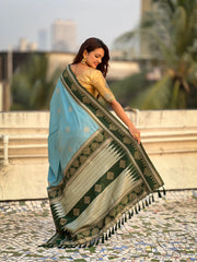 Soft Silk Rangoli Zari Saree – Traditional Edition